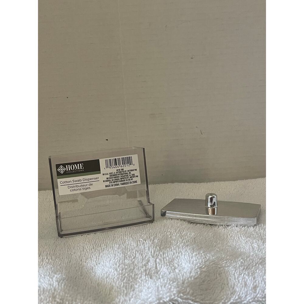 NWT Home Collections Cotton Swab Dispenser - Picture 4 of 7